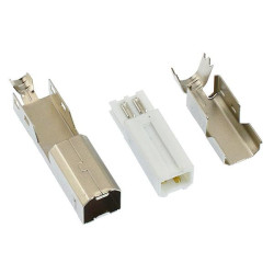 USB Type B Rewireable Plug