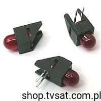 HLMP-3300 LED 5mm Red in Case THT HP