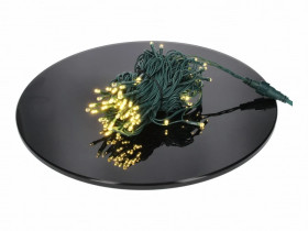 Lampki choinkowe 100led białe ciepłe 10m b przewód zielony