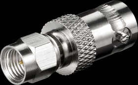 11856 BNC adapter, BNC socket / SMA plug