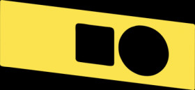 Label, for emergency stop pushbutton, 3SU1900-0BF31-0AA0