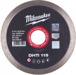 Tarcza diamentowa tnąca DHTi 115x22,2 mm MILWAUKEE