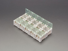 Adafruit Tiny Modular Snap Boxes - SMD component storage - 10 pack