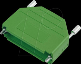 MHDPPK25-G-K D-Sub cap, 25-ping, straight, green, size B