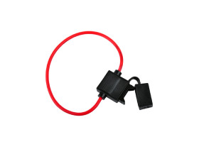 Gniazdo bezpiecznika nożowego midi 3,5mm2 z kablem czerwonym gumowe