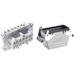 LAPP EPIC&#xAE; KIT H-BE 10 BS TBF M25 10P F Metal Cable Coupler Housing