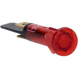 R-TECH 420021 Neon indicator light, round, red, 240V, T120