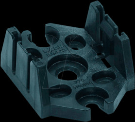 770-623 WINSTA® MIDI, mounting plate, 3-pole, for distributor, plastic