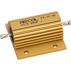 Arcol HS75 680R J 680R 5% 75W Aluminium Clad Resistor