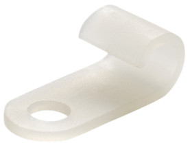 Cable clamp, max. bundle Ø 5 mm, PA, transparent, (L x W) 20 x 8.5 mm, BYB-5-12H0027