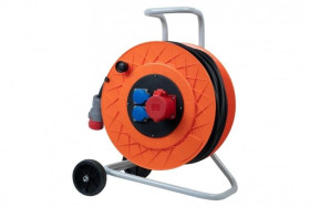 Przedłużacz na bębnie plastikowym GOLIA-420 NK 16A 5p, 2x230V, OW 5x2,5 /50m/