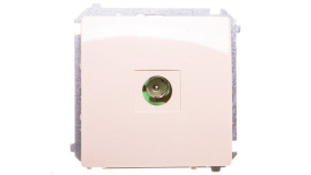 Simon Basic Gniazdo Antenowe Pojedyncze Końcowe Beżowe /Zastępuje Bmak1.01/...