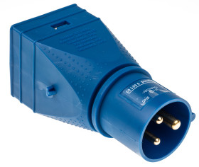 Adapter do przedłużacza sieciowego 16A Wtyczka, gniazdo 230 V 1 x 2P + E, 1 x 2P + E Legrand Fioletowy IP40