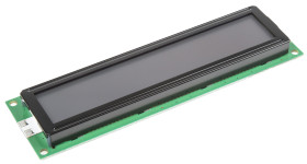 Wyświetlacz monochromatyczny LCD, , Alfanumeryczny, podświetlanie LED, Powertip