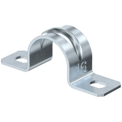 OBO Bettermann 1018167 Pipe Clamp Metal Zweilappige for Cables/Pipes
