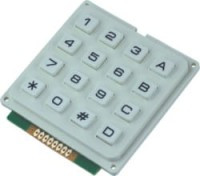 UM215.5W Klawiatura uniwersalna w obudowie 16 przycisków - biała