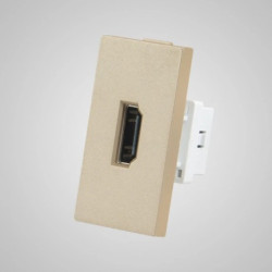 TouchMe Moduł 1/2 gniazdo HDMI złote TM906G