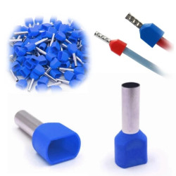Trytyt Końcówka tulejkowa izolowana podwójna DUID-2x16,0-14NB niebieski 50szt
