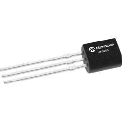 MOSFET Typ N-kanałowy TO-92 50 V Rozszerzenie 3-pinowy Otwór przelotowy Microchip VN3205N3-G