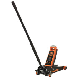 Sealey 3040AO Trolley Jack 3tonne Rocket Lift Orange