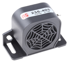 Sygnalizator akustyczny 12 → 80 V dc 97dB, montaż Uniwersalny RS PRO 1-tonowy