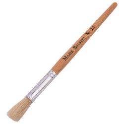 Major Brushes Hog Hair Brush Size 14 round