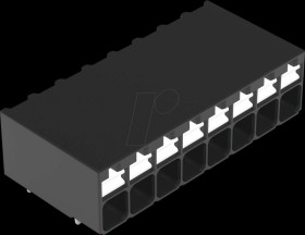 2086-1208 THR PCB terminal block, push-button, 1.5 mm², 8-pin