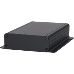 Hammond 1455JF1201BK Extruded Enclosure Side Mounting 120X78X27 Black Anodise