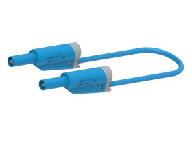 Adapter z wtykiem bananowym 2717-IEC-150BL, kolor: Niebieski, dł. 150cm, Electro PJP