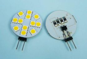 G-4 12V 12x5050 180ř 2,0W WW 180lm AC/DC