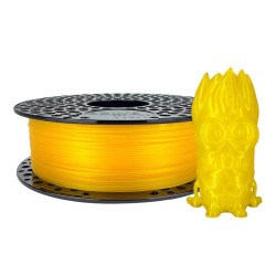 PLA Transparent filament Yellow 1.75mm 1kg - Azurefilm