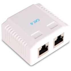 GNIAZDO NATYNKOWE GETFORT 2XRJ45 KAT.6