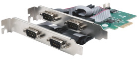 Karta szeregowa, RS232, l. portów: 4, magistrala: PCIe, Szeregowe