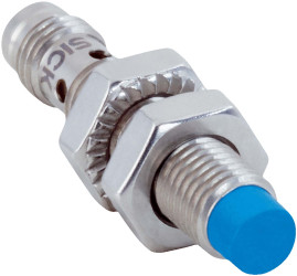 Czujnik zbliżeniowy M8 Indukcyjny 4 mm SICK Niewpuszczany 10 → 30 V DC długość 40mm Gwintowany