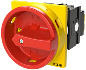 Main switch, rotary actuator, 4 pole, 20 A, (W x H x D) 65 x 74 x 111 mm, flush mounting, 207400