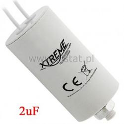 2uF 450V kond. rozruchowy ( przewody); 29x56mm