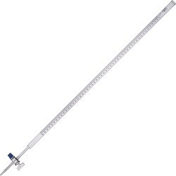 Glassco Straight Bore Burette with Glass Stopcock, Class B, 100ml