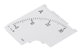 Podziałka miernika panelowego, 0/30A For Shunt 75mV