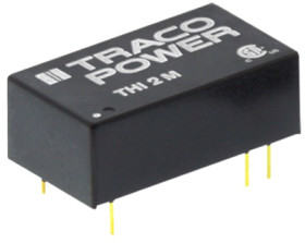 DC converter, 10.8-13.2 VDC, 2 W, 1 output, 12 VDC, 66 % efficiency, THI 2-1212M