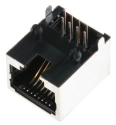 Złącze RJ45 Żeński Złącze RJ45 Przewlekany Cat3 Hirose, 90°, 8P8C-żyłowe