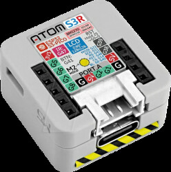 C126 ATOMS3R development kit with 0.85-inch display (8 MB PSRAM)