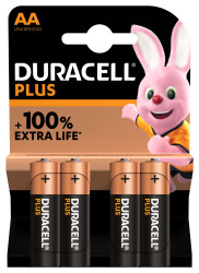 Baterie AA Duracell 1.5V Alkaliczne 3.016Ah Duracell Plus Power