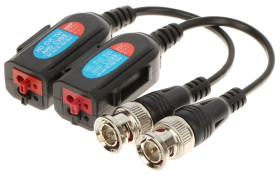 Transformator do przesyłania sygnału wideo po skrętce AHD, HD-CVI, HD-TVI, CVBS, 4K UHD TR-1D-HD*P2