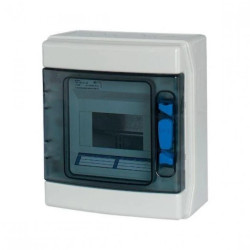 Rozdzielnica modułowa 1x6 natynkowa bez zacisków N/PE IP65 IKA-1/6-ST-OT 174204