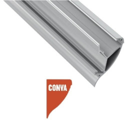 Profil LUMINES CONVA srebrny anod. 2m n/t