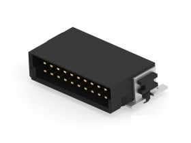 Wtyk PCB 20-pinowe raster: 1.27mm 2-rzędowe ERNI Montaż powierzchniowy Męski 1.7A 500 V