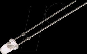 NSPR310S LED, 3 mm, wired, red, 4500 mcd, 30°