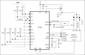 SFP Laser Controller and Diagnostic IC