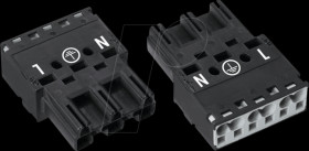 770-213 WINSTA® MIDI plug, 3-pin, without strain relief