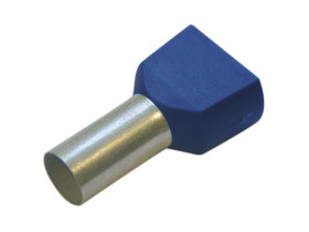 Twin-końcówka tulejkowa 2,5/13 niebieska 1000szt. 270794 HAUPA